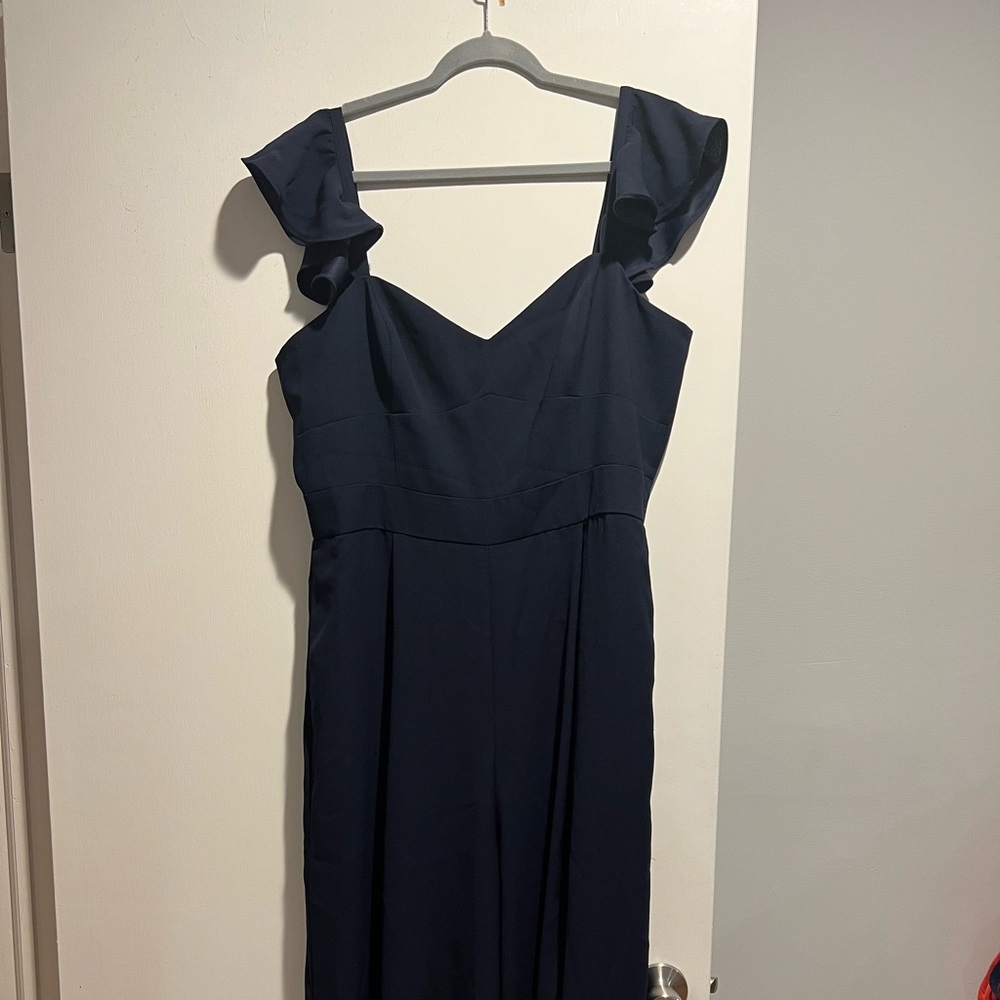 Eliza J Navy Jumpsuit